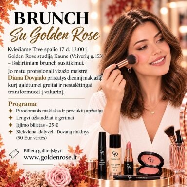 Brunch su Golden Rose renginio bilietas