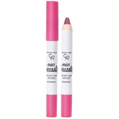 Golden Rose Miss Beauty Velvety matiniai lūpų dažai 3.5g, Nr. 04 Golden Rose Miss Beauty Velvety matiniai lūpų dažai 3.5g, Nr. 04