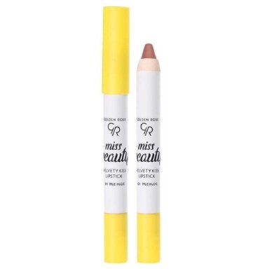 Golden Rose Miss Beauty Velvety matiniai lūpų dažai 3.5g, Nr. 01 Golden Rose Miss Beauty Velvety matiniai lūpų dažai 3.5g, Nr. 01