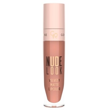 Golden Rose Nude Look Velvety matiniai lūpų dažai 5.5g, Nr. 02 Golden Rose Nude Look Velvety matiniai lūpų dažai 5.5g, Nr. 02