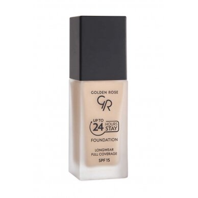 Golden Rose | GR Up To 24 Hours Stay Foundation| Ilgalaikis makiažo pagrindas 35ml Nr. 02
