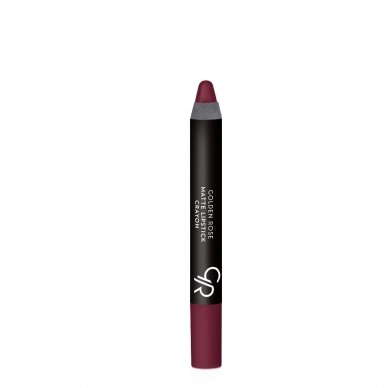 Golden Rose | Matte Lipstick Crayon | Matinis lūpų pieštukas 3.5g Nr. 19