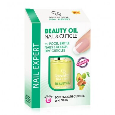 Golden Rose | Nail Expert Beauty Oil Nail & Cuticle | Nagų ir odelių aliejus 11ml